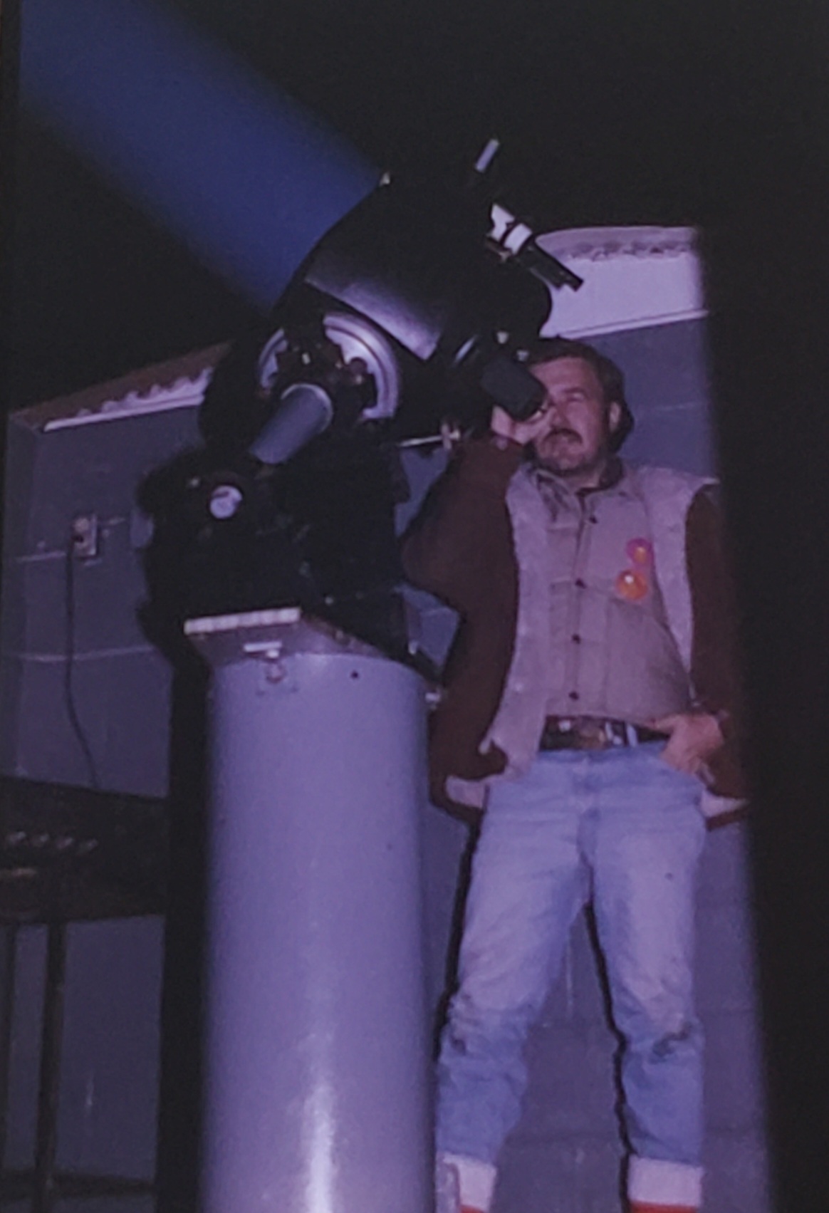 Me at the Mason Telescope