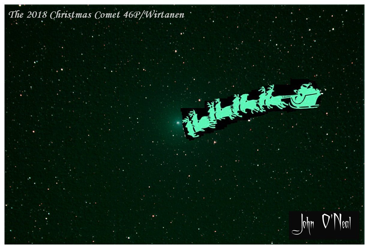 Merry Christmas Comet Wirtanen